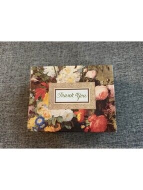 Vintage CR Gibson Raymond Waites Thank You Notecards 18 Count